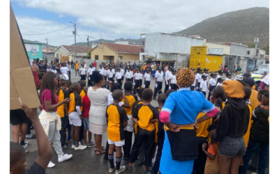 Learners lead the way with anti-GBV march