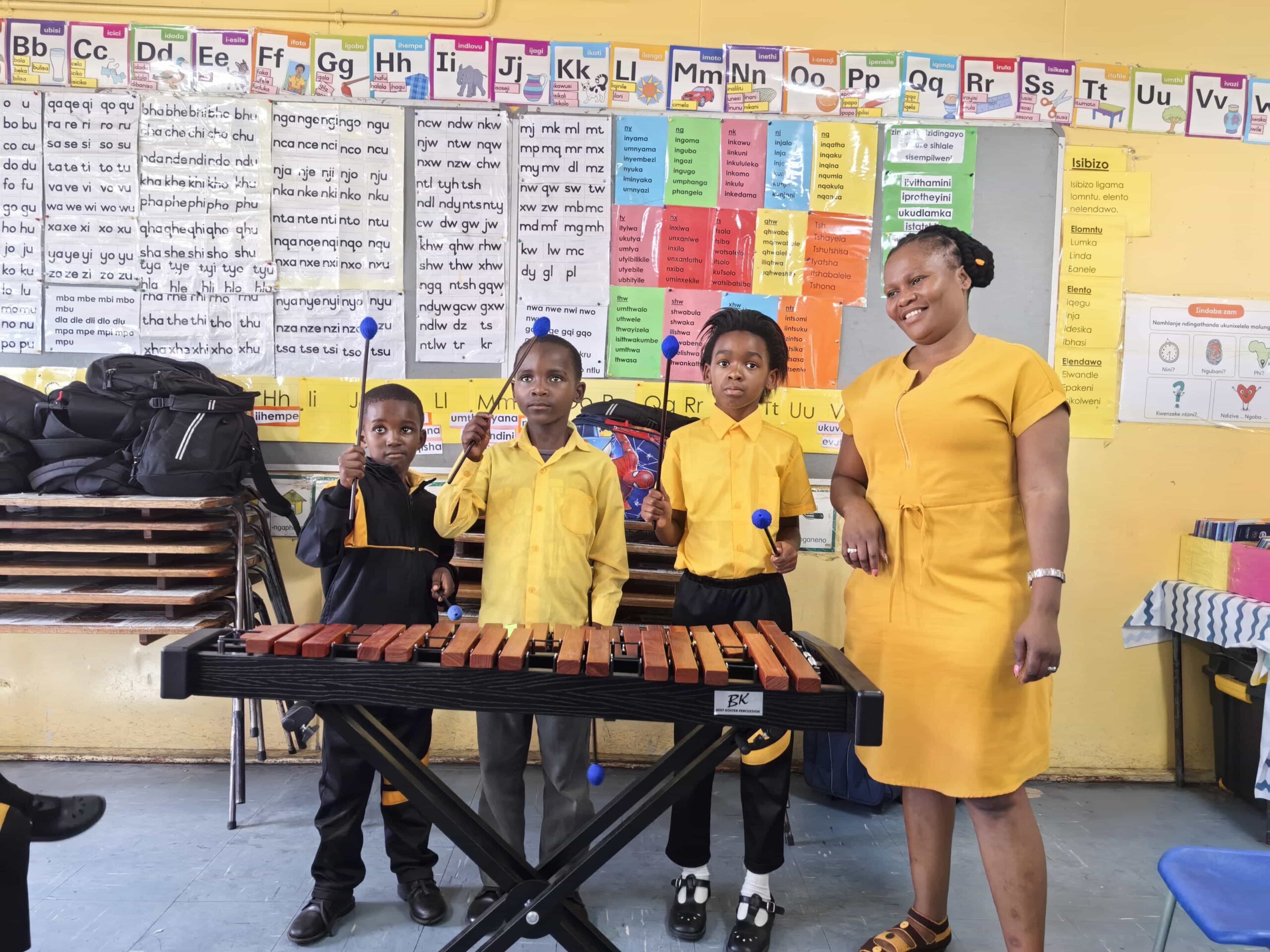 Mini orchestra takes shape at Ukhanyo